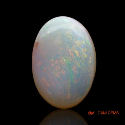 1.00 Cts Natural Australian Fire Opal Loose Gemstone Oval Cabochon 12x8x3 mm AE-590