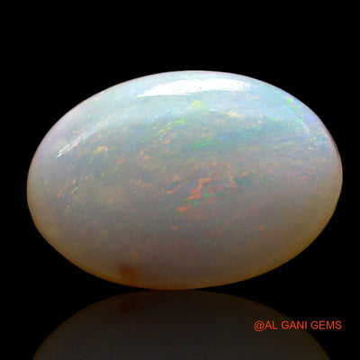 1.00 Cts Natural Australian Fire Opal Loose Gemstone Oval Cabochon 12x8x3 mm AE-590