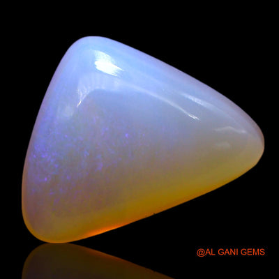 2.00 Cts Unheated Australian Fire Opal Loose Gemstone Trillion Cabochon Natural 12x9x4 mm AE-591