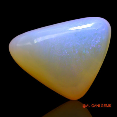 2.00 Cts Unheated Australian Fire Opal Loose Gemstone Trillion Cabochon Natural 12x9x4 mm AE-591
