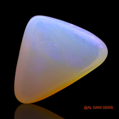 2.00 Cts Unheated Australian Fire Opal Loose Gemstone Trillion Cabochon Natural 12x9x4 mm AE-591