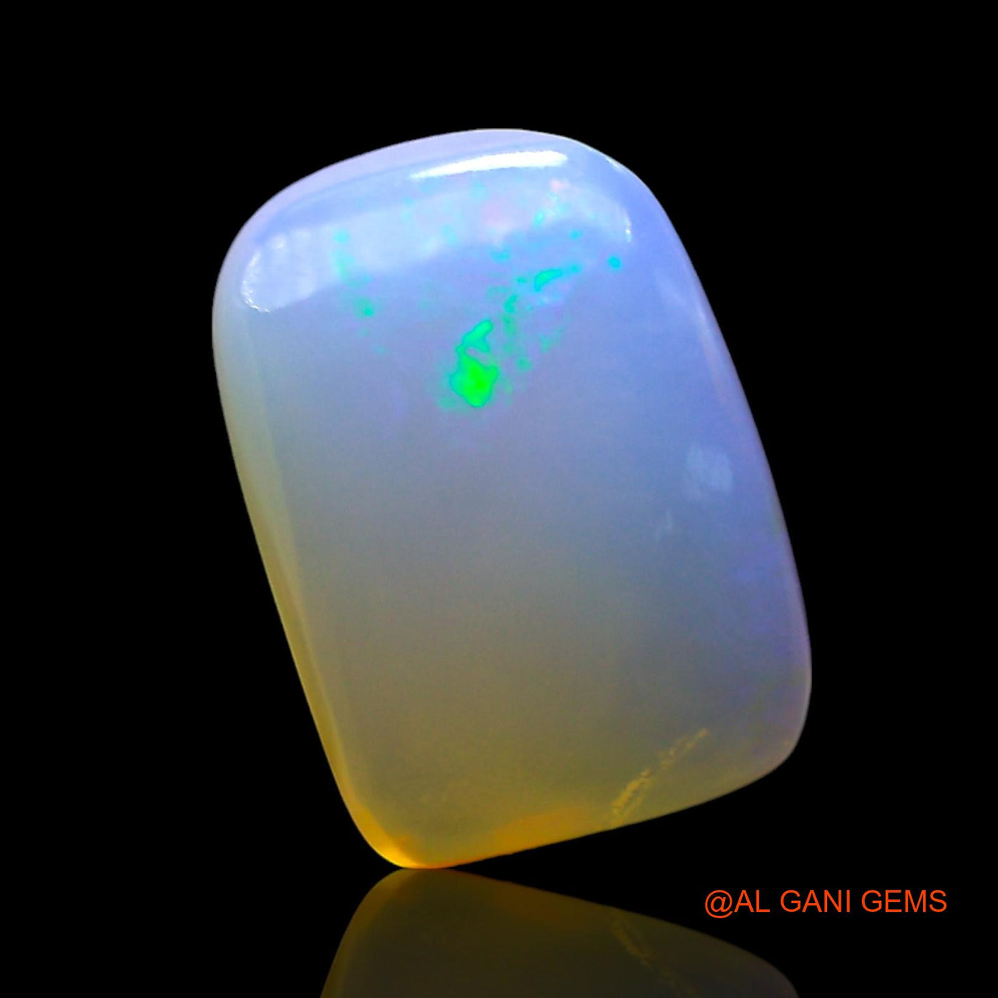 2.00 Cts Unheated Australian Fire Opal Loose Gemstone Square Cabochon Natural 12x7x5 mm AE-592