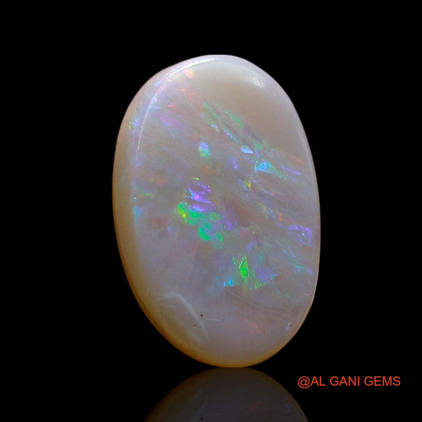 2.00 Cts Natural Australian Fire Opal Loose Gemstone Oval Cabochon 11x7x3 mm AE-593