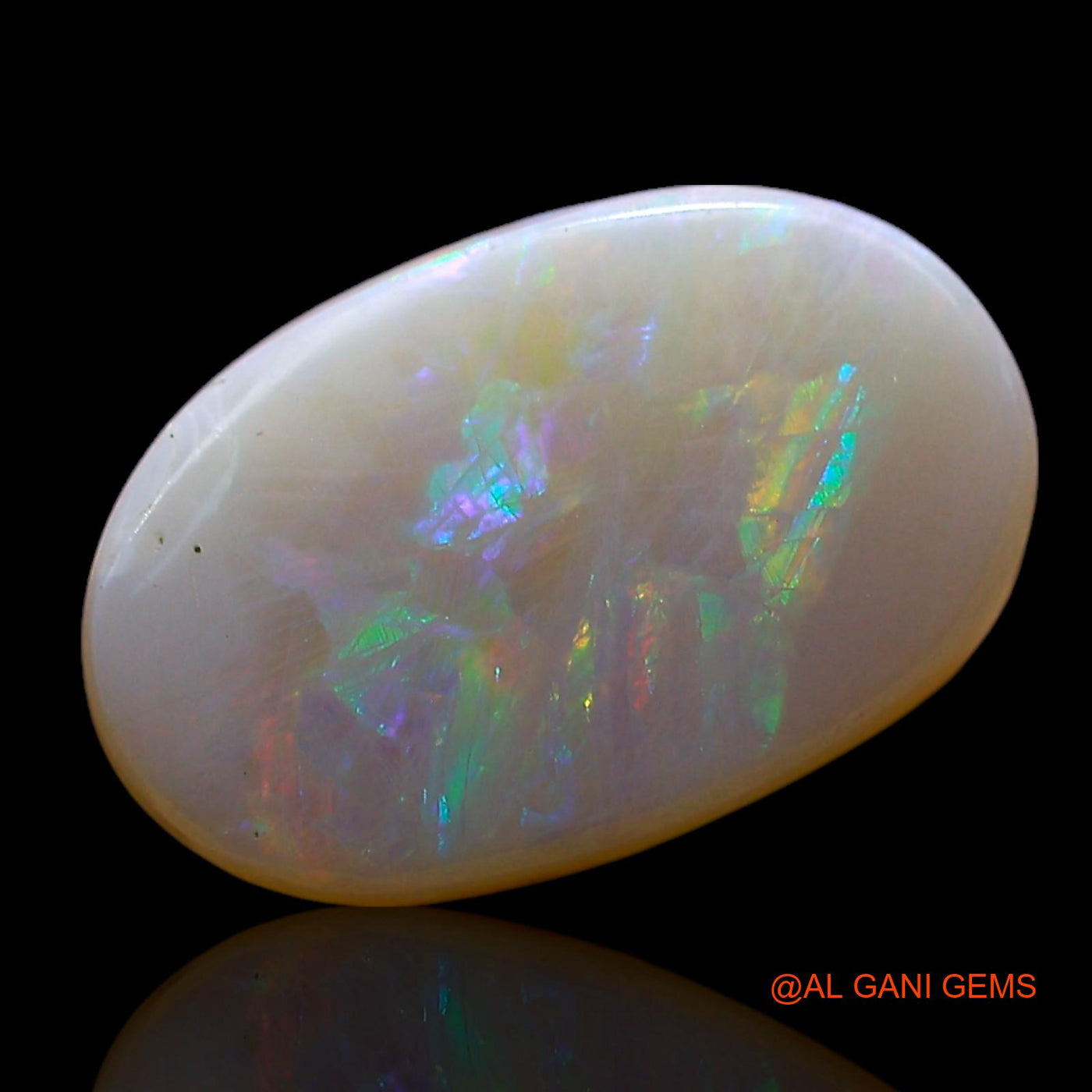 2.00 Cts Natural Australian Fire Opal Loose Gemstone Oval Cabochon 11x7x3 mm AE-593