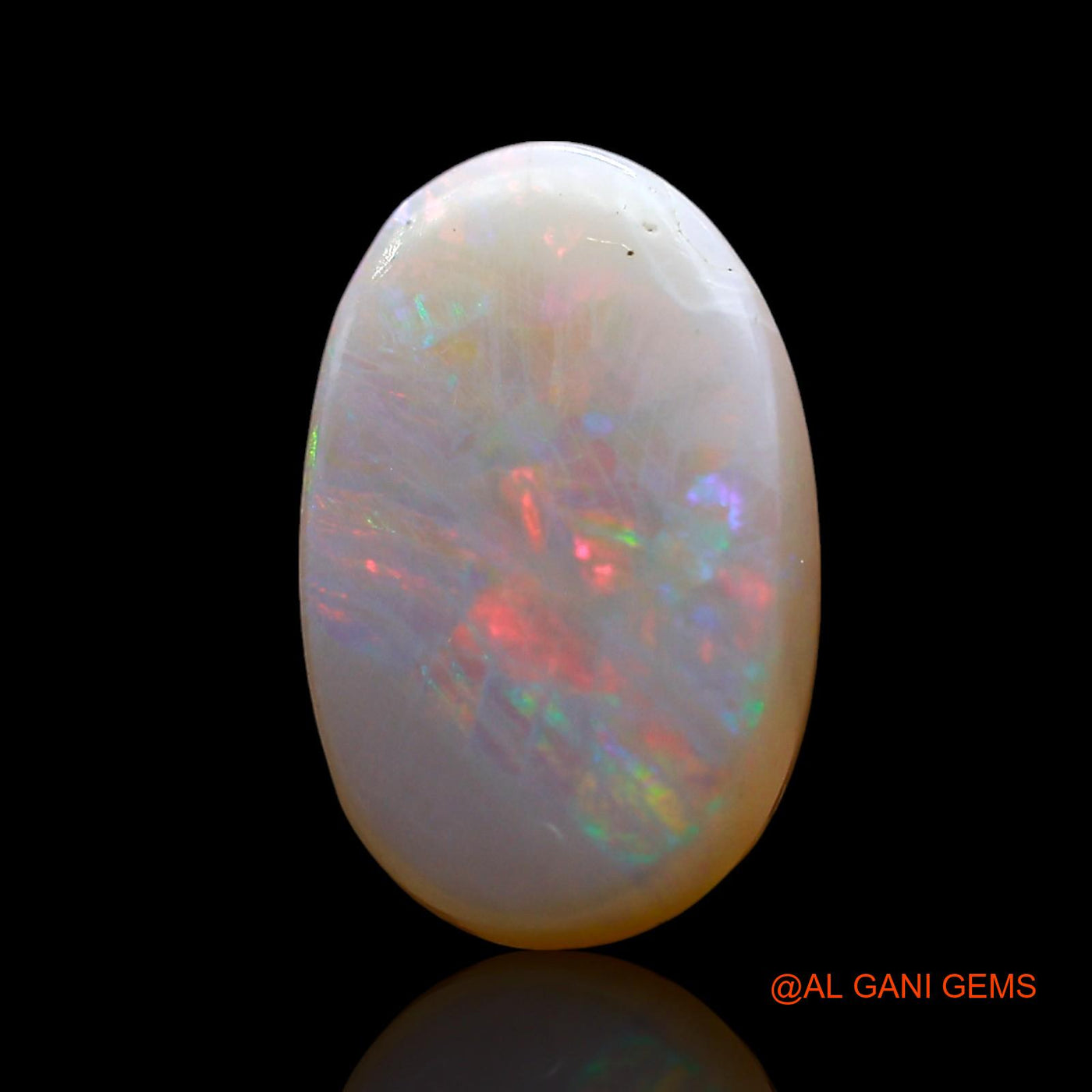 2.00 Cts Natural Australian Fire Opal Loose Gemstone Oval Cabochon 11x7x3 mm AE-593