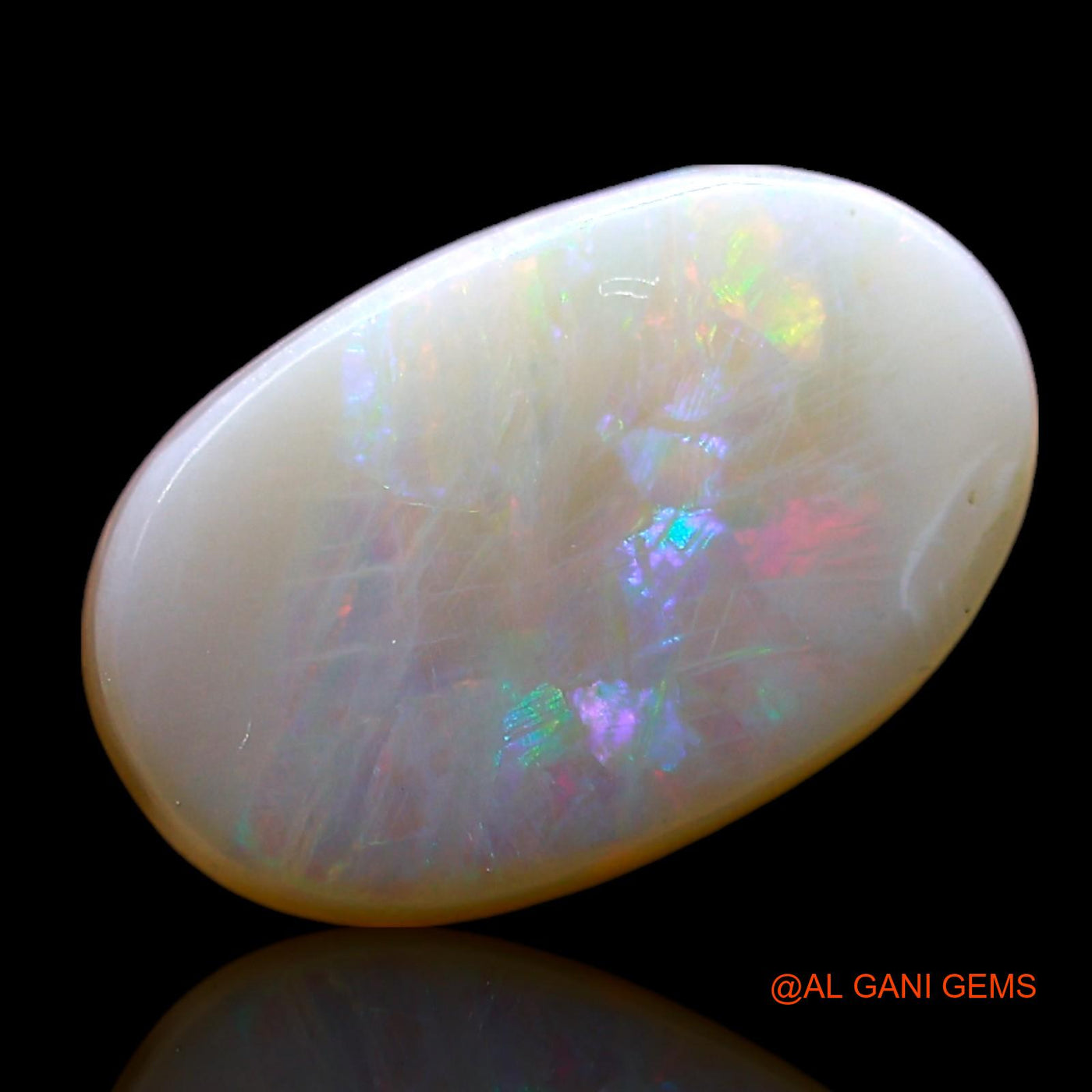 2.00 Cts Natural Australian Fire Opal Loose Gemstone Oval Cabochon 11x7x3 mm AE-593