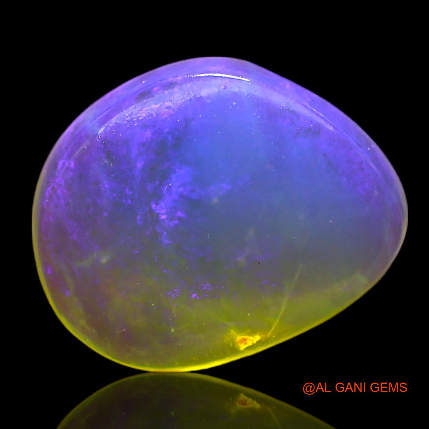 2.00 Cts Natural Australian Fire Opal Loose Gemstone Fancy Cabochon 10x8x3 mm AE-594