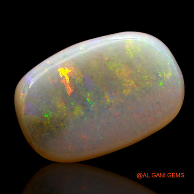 1.00 Cts Natural Australian Fire Opal Loose Gemstone Oval Cabochon 11x7x2 mm AE-595