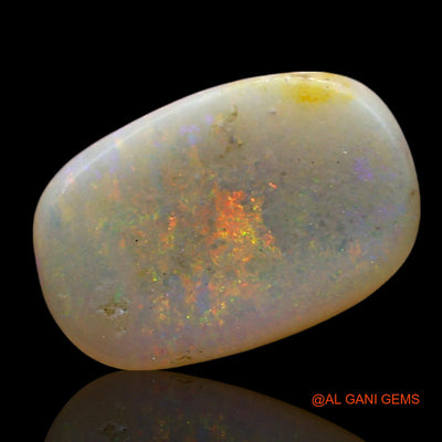 1.00 Cts Natural Australian Fire Opal Loose Gemstone Oval Cabochon 11x7x2 mm AE-595