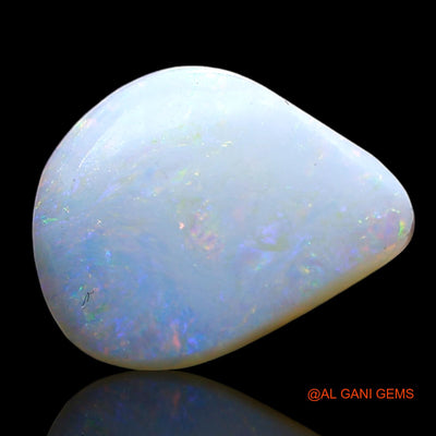 2.00 Cts Natural Australian Fire Opal Loose Gemstone Pear Cabochon 10x8x4 mm AE-598
