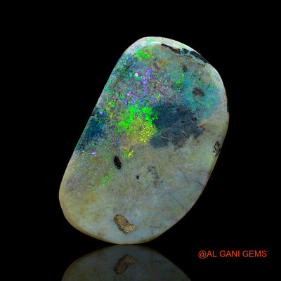 13.00 Cts Natural Australian Fire Opal Loose Gemstone Fancy Cabochon 24x15x5 mm AE-5