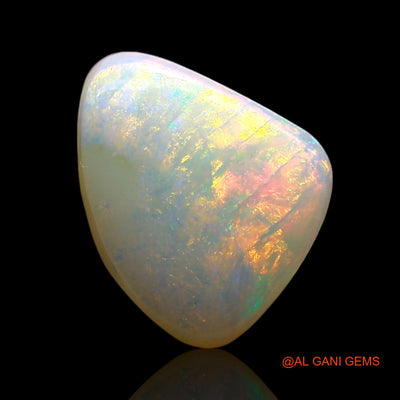 2.00 Cts Natural Australian Fire Opal Loose Gemstone Fancy Cabochon 10x8x4 mm AE-600