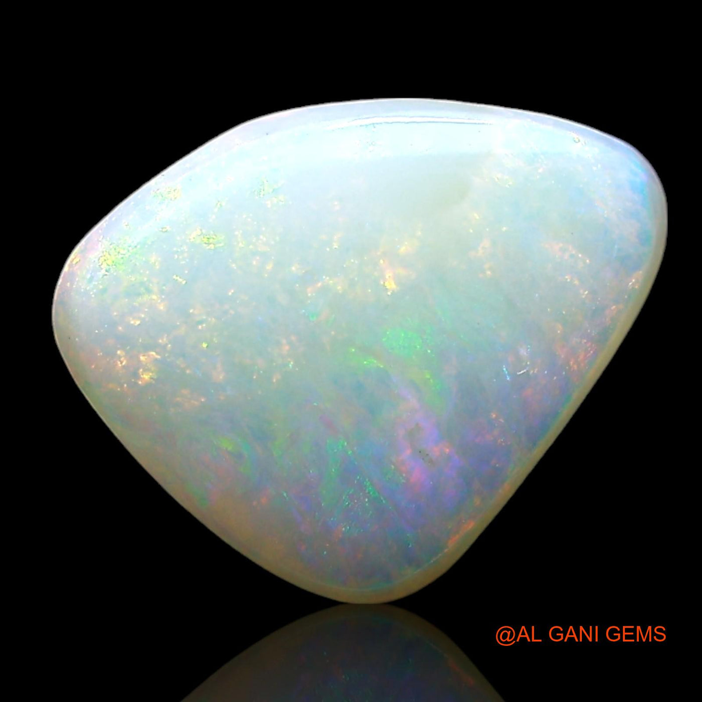 2.00 Cts Natural Australian Fire Opal Loose Gemstone Fancy Cabochon 10x8x4 mm AE-600