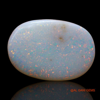 Natural Fire Opal Gemstone 3.00 Cts Loose Oval Cabochon From Australia 19x13x2 mm AE-602
