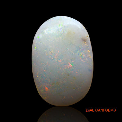 Natural Fire Opal Gemstone 7.00 Cts Loose Oval Cabochon From Australia 19x13x4 mm AE-603
