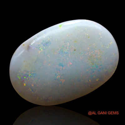 Natural Fire Opal Gemstone 7.00 Cts Loose Oval Cabochon From Australia 19x13x4 mm AE-603