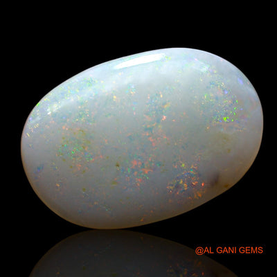 Natural Fire Opal Gemstone 7.00 Cts Loose Oval Cabochon From Australia 19x13x4 mm AE-603