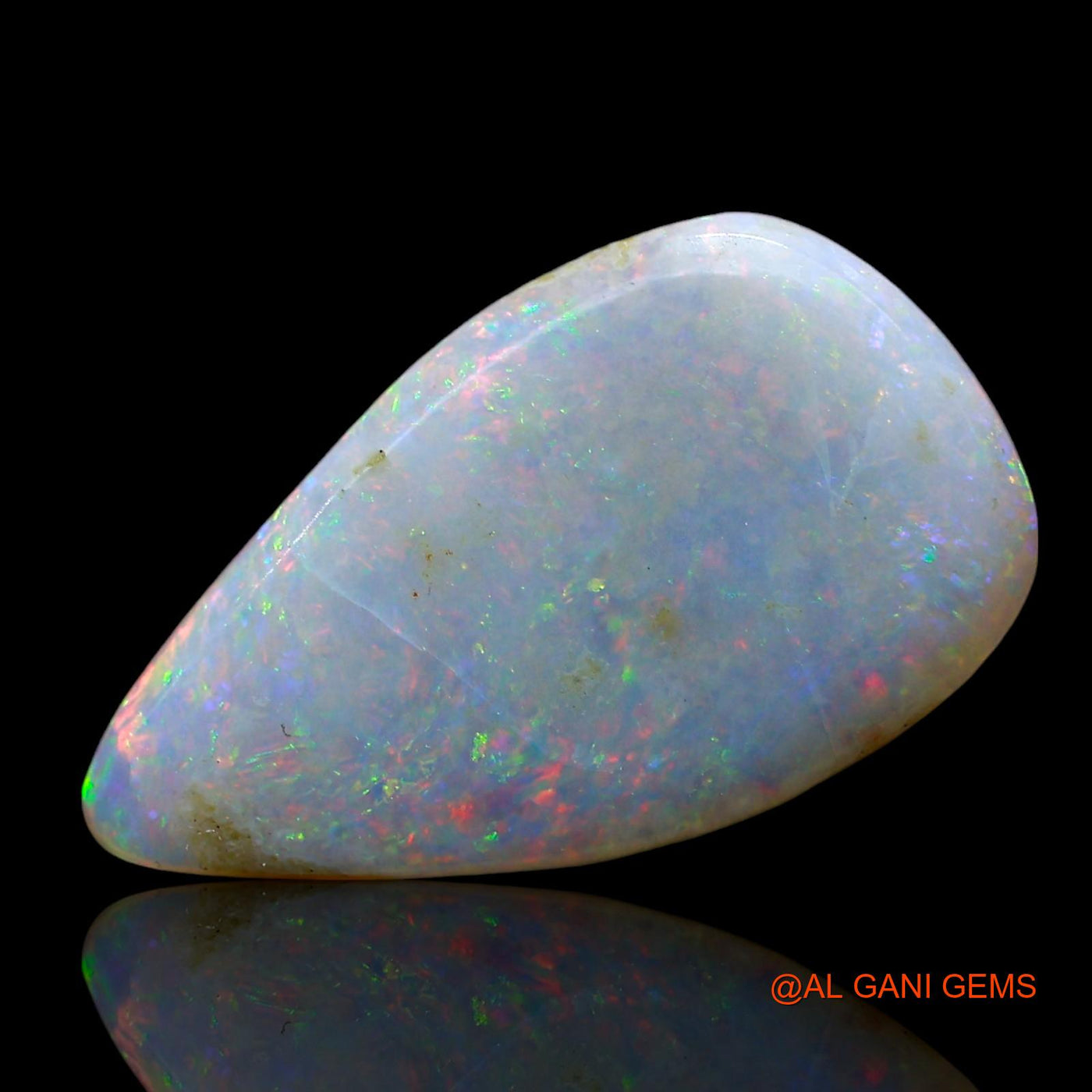 5.00 Cts Natural Australian Fire Opal Loose Gemstone Fancy Cabochon 20x11x3 mm AE-604