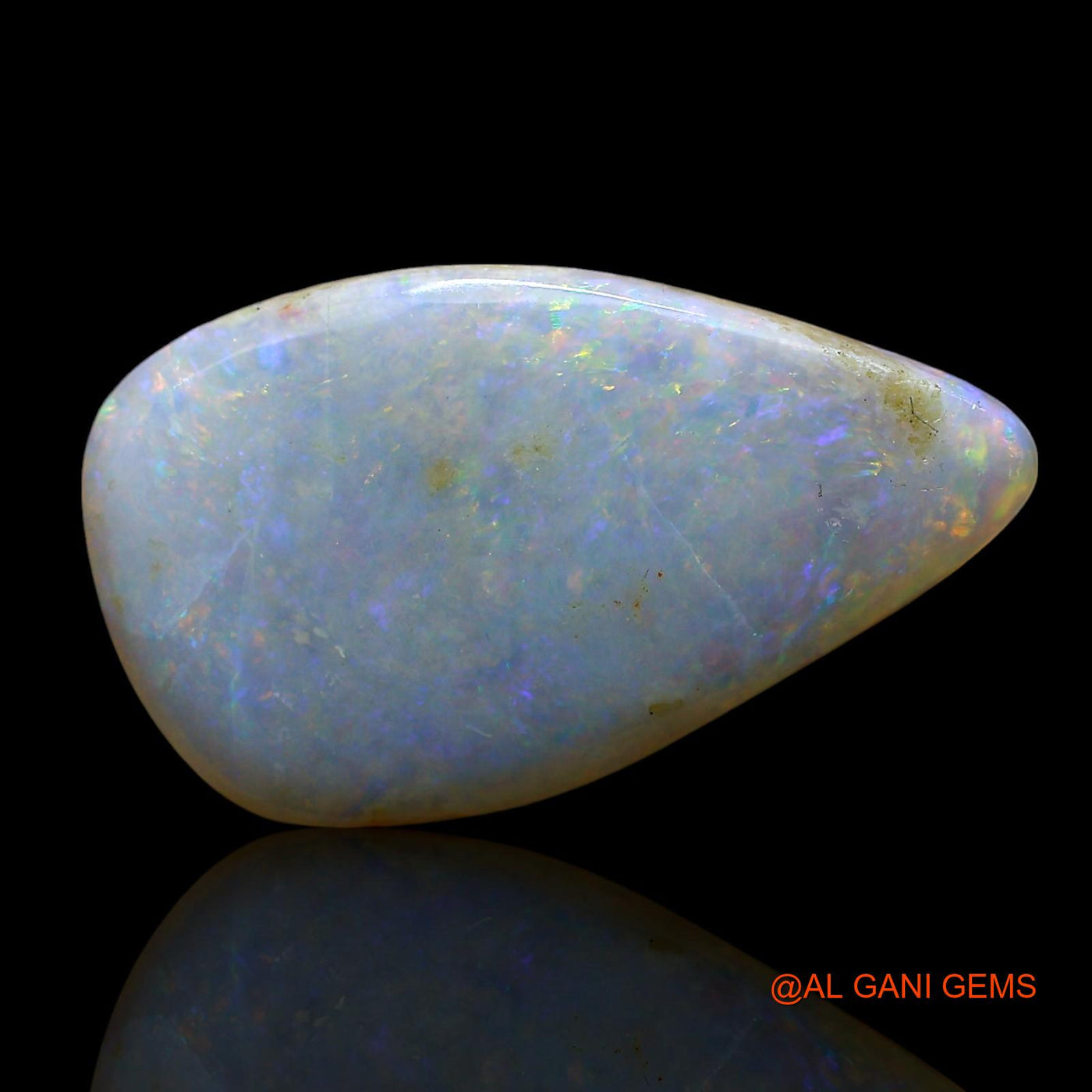 5.00 Cts Natural Australian Fire Opal Loose Gemstone Fancy Cabochon 20x11x3 mm AE-604