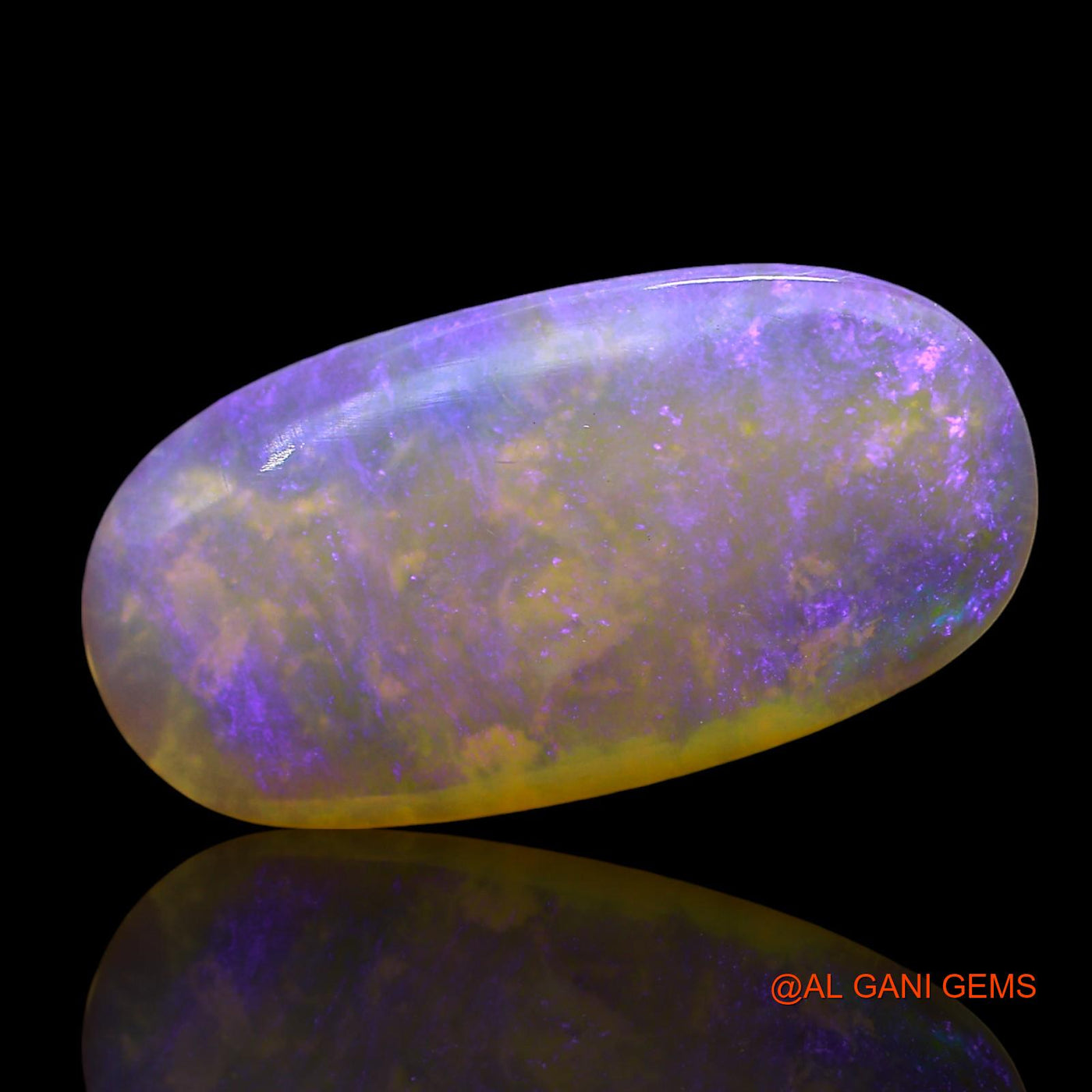 5.00 Cts Natural Australian Fire Opal Oval Cabochon Loose Gemstone For Jewelry 21x11x3 mm AE-606