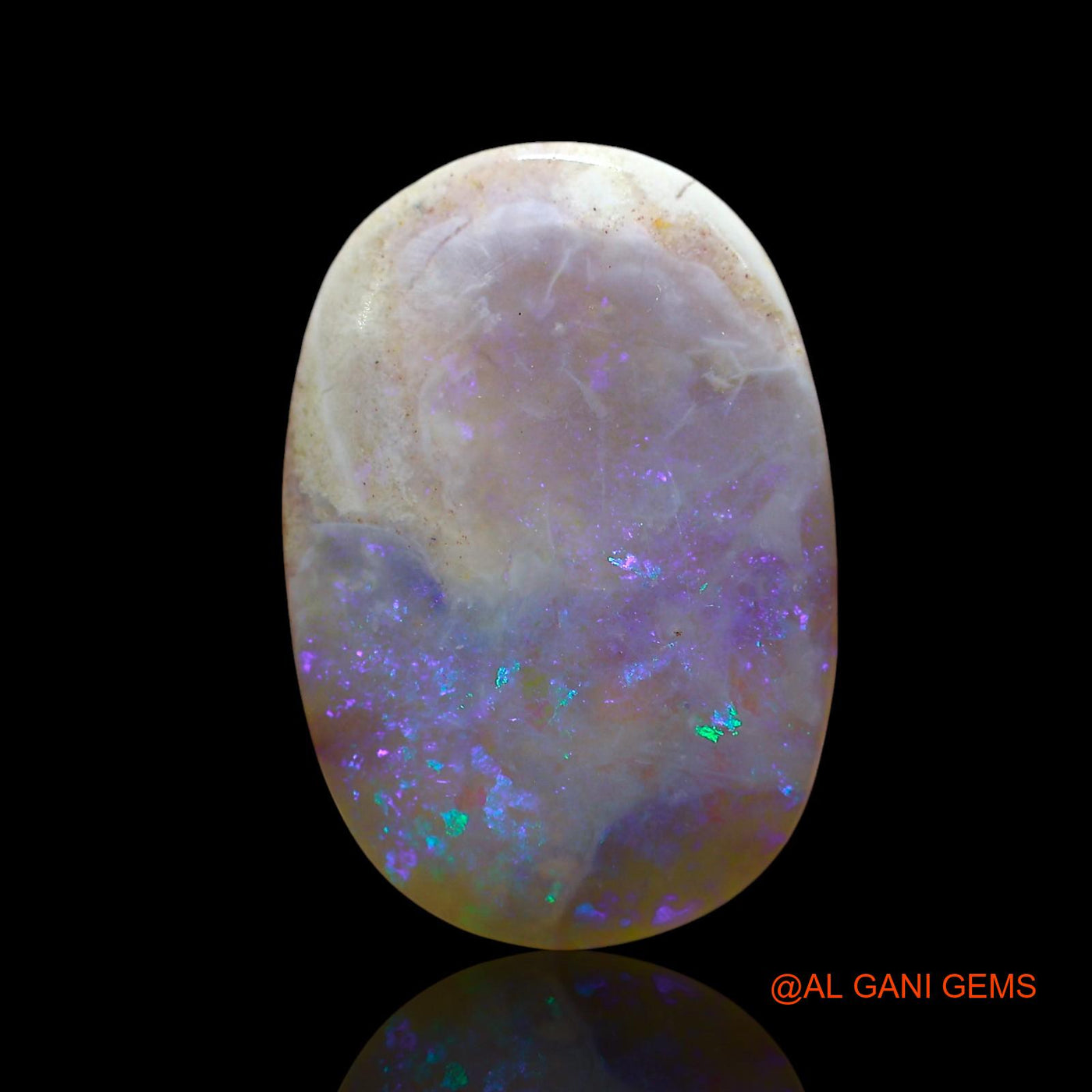 6.00 Cts Natural Australian Fire Opal Loose Gemstone Oval Cabochon 19x13x4 mm AE-607