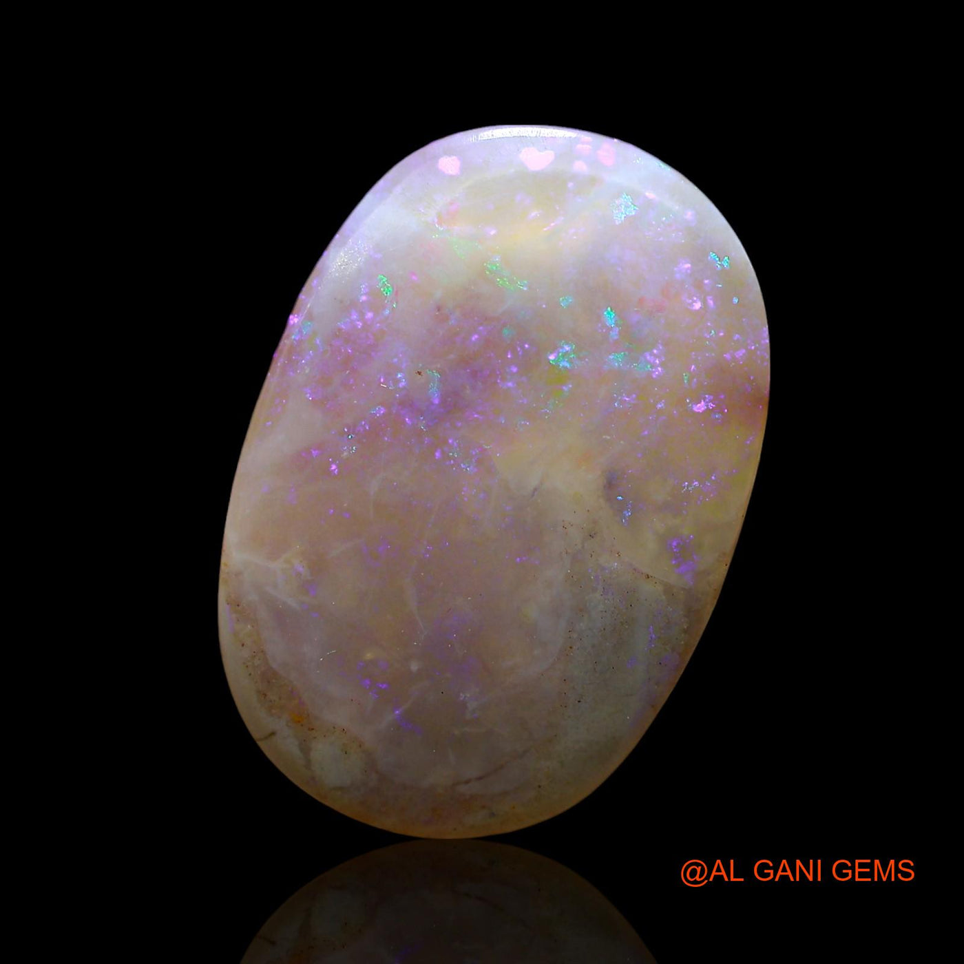 6.00 Cts Natural Australian Fire Opal Loose Gemstone Oval Cabochon 19x13x4 mm AE-607