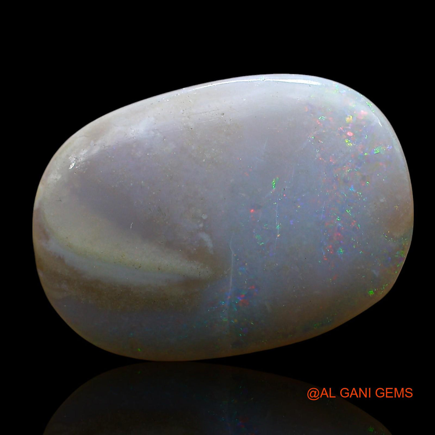 9.00 Cts Natural Australian Fire Opal Oval Cabochon Loose Gemstone For Jewelry 18x13x5 mm AE-608