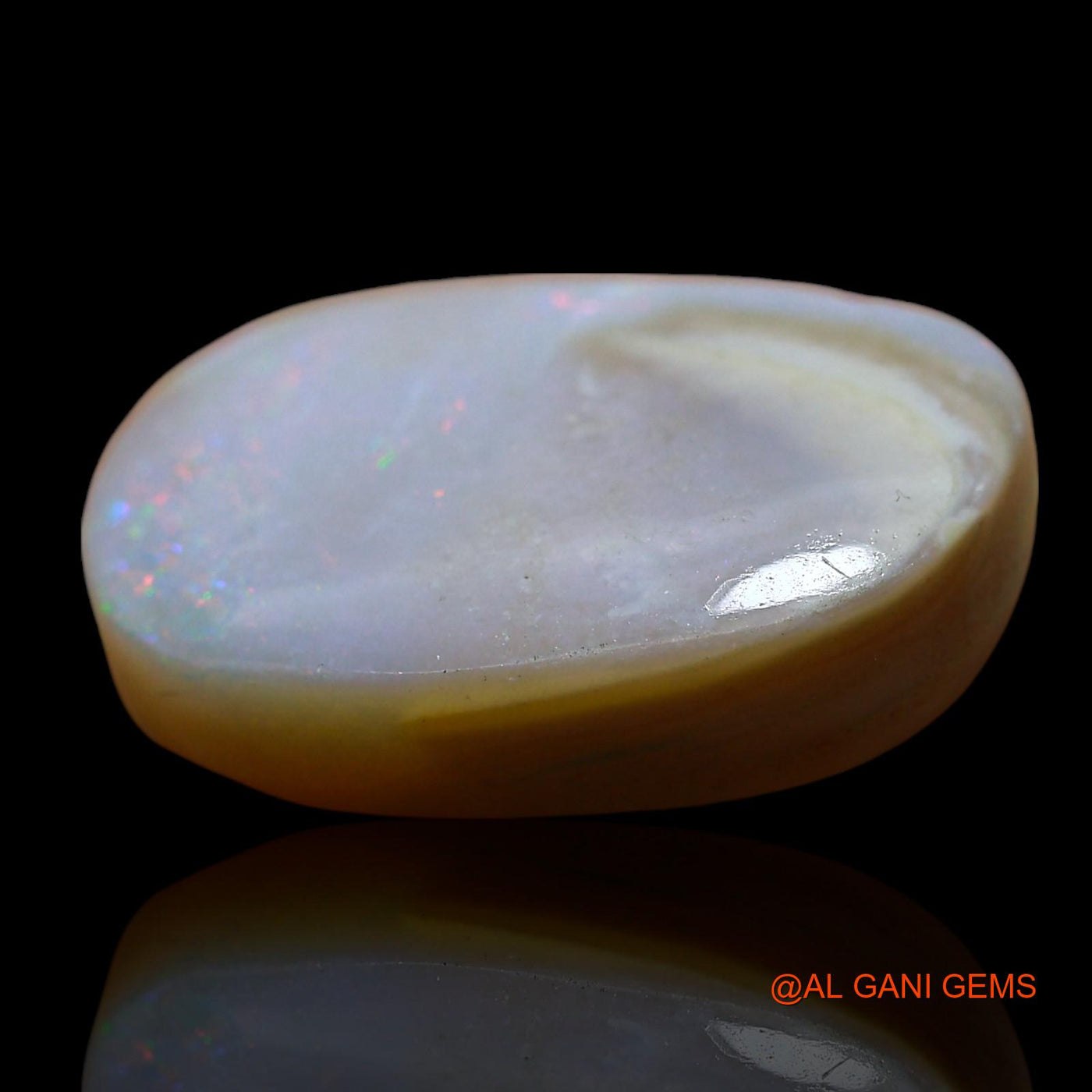 9.00 Cts Natural Australian Fire Opal Oval Cabochon Loose Gemstone For Jewelry 18x13x5 mm AE-608