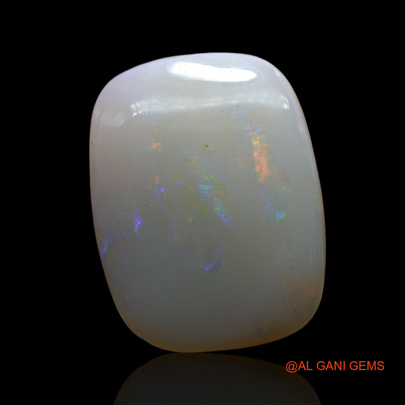 5.00 Cts Natural Australian Fire Opal Loose Gemstone Oval Cabochon 17x13x3 mm AE-609