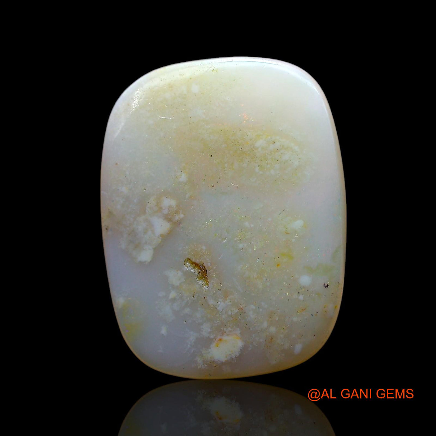 5.00 Cts Natural Australian Fire Opal Loose Gemstone Oval Cabochon 17x13x3 mm AE-609