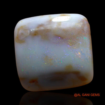7.00 Cts Natural Australian Fire Opal Loose Gemstone Square Cabochon 15x14x4 mm AE-610