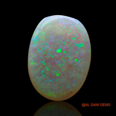 8.00 Cts Natural Australian Fire Opal Loose Gemstone Oval Cabochon 17x13x4 mm AE-611
