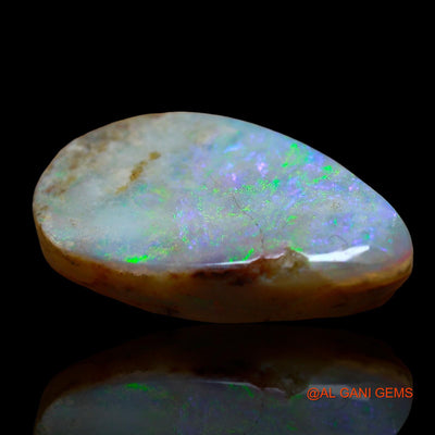 5.00 Cts Natural Australian Fire Opal Loose Gemstone Pear Cabochon 19x11x4 mm AE-613