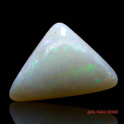 5.00 Cts Natural Australian Fire Opal Loose Gemstone Trillion Cabochon 18x12x4 mm AE-614