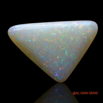5.00 Cts Natural Australian Fire Opal Loose Gemstone Trillion Cabochon 18x12x4 mm AE-614