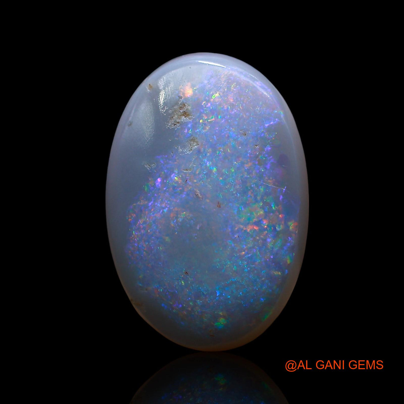 7.00 Cts Natural Australian Fire Opal Loose Gemstone Oval Cabochon 18x12x5 mm AE-615