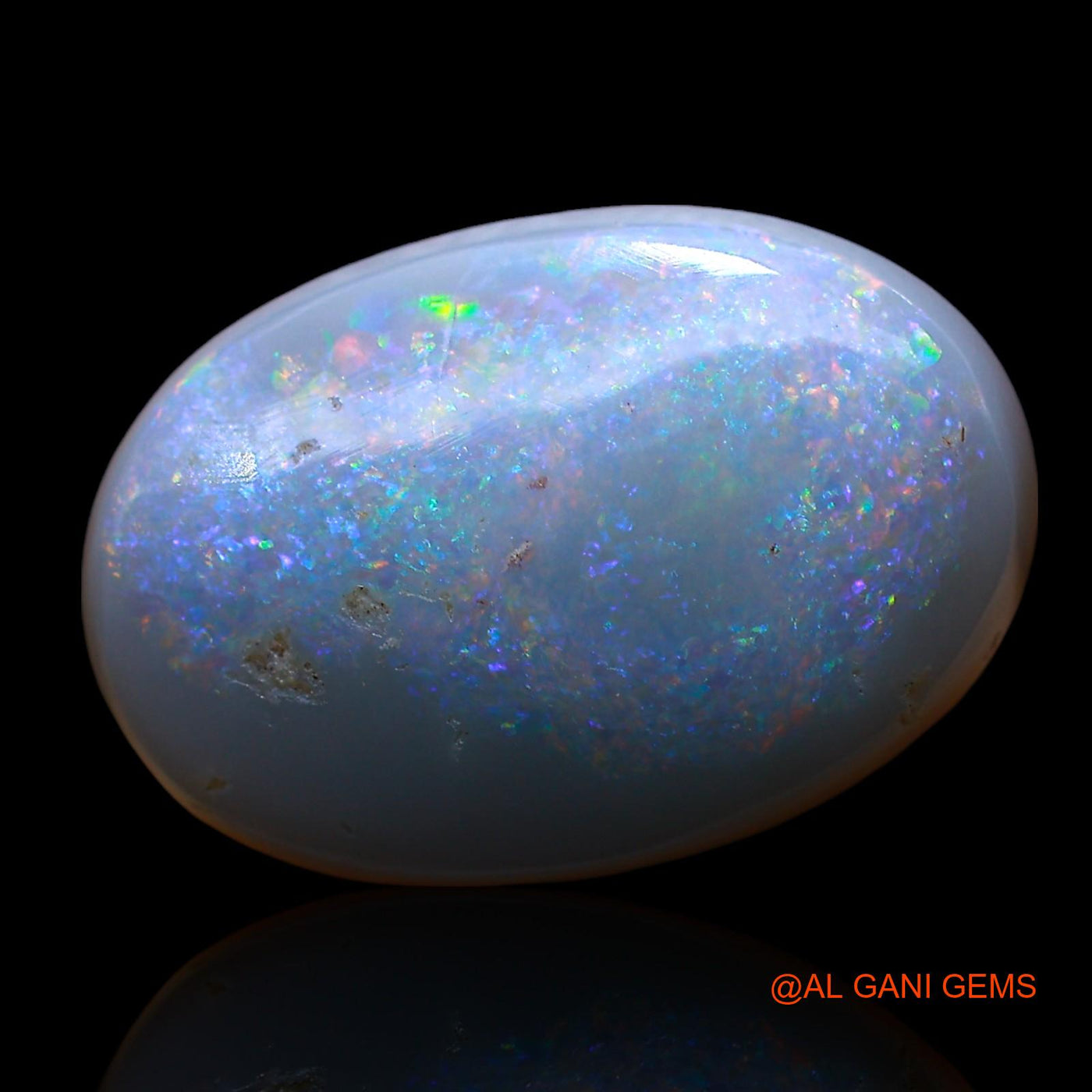 7.00 Cts Natural Australian Fire Opal Loose Gemstone Oval Cabochon 18x12x5 mm AE-615