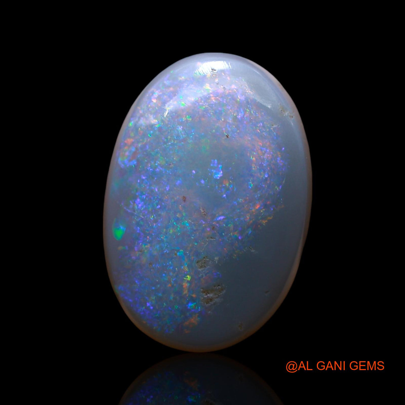 7.00 Cts Natural Australian Fire Opal Loose Gemstone Oval Cabochon 18x12x5 mm AE-615