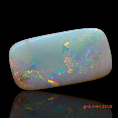 5.00 Cts Unheated Australian Fire Opal Loose Gemstone Oval Cabochon Natural 19x10x3 mm AE-616