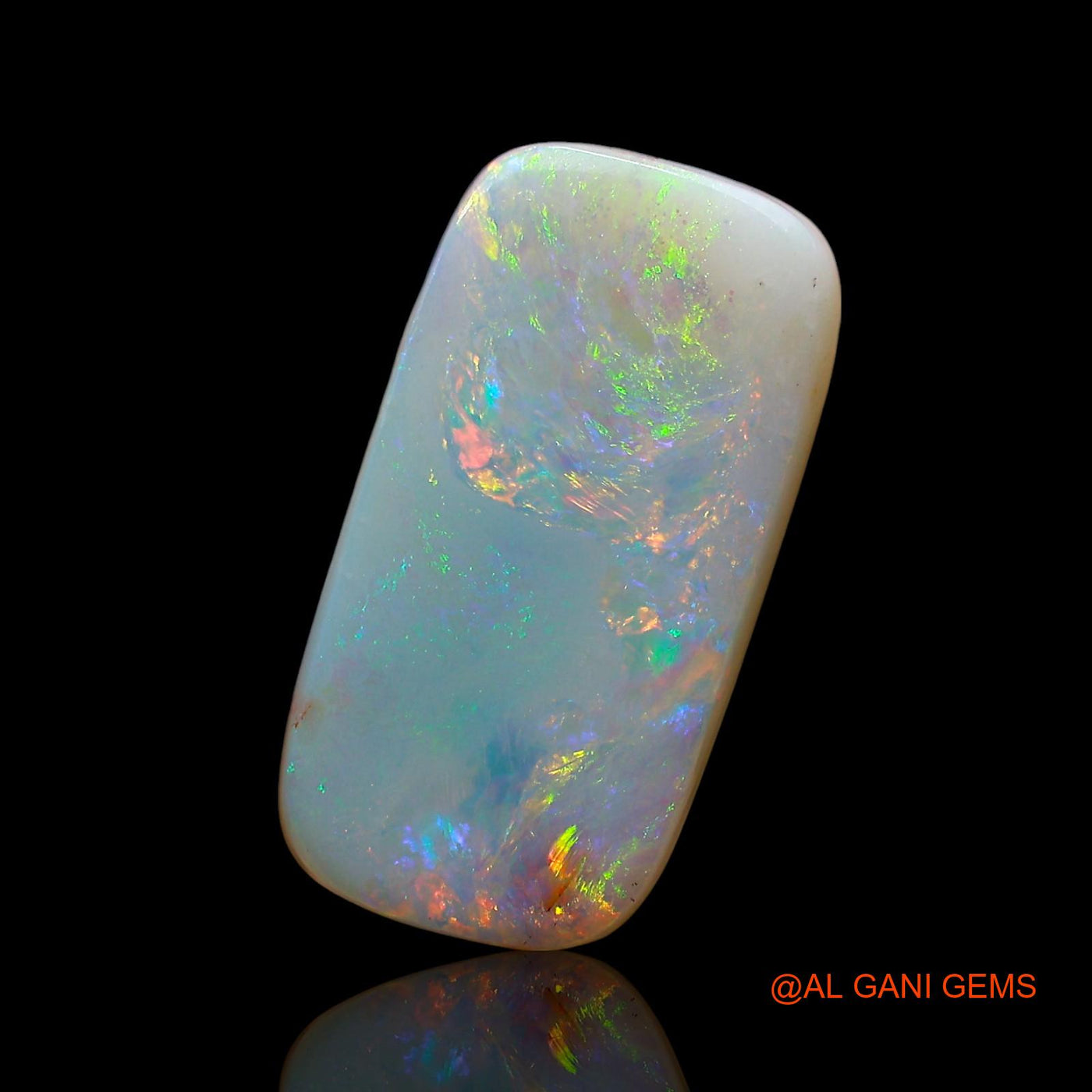 5.00 Cts Unheated Australian Fire Opal Loose Gemstone Oval Cabochon Natural 19x10x3 mm AE-616