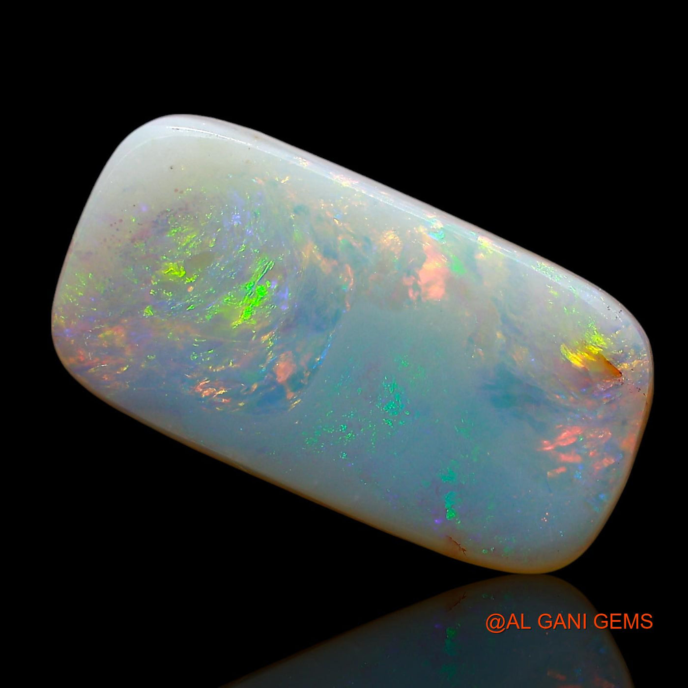 5.00 Cts Unheated Australian Fire Opal Loose Gemstone Oval Cabochon Natural 19x10x3 mm AE-616