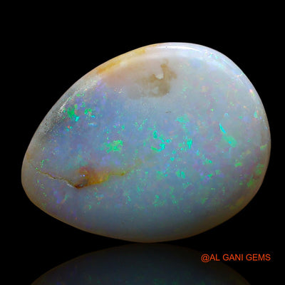 6.00 Cts Unheated Australian Fire Opal Loose Gemstone Pear Cabochon Natural 17x13x4 mm AE-617