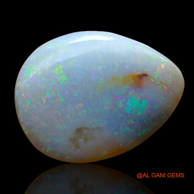 6.00 Cts Unheated Australian Fire Opal Loose Gemstone Pear Cabochon Natural 17x13x4 mm AE-617