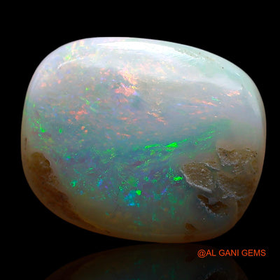 8.00 Cts Natural Australian Fire Opal Loose Gemstone Oval Cabochon 16x13x5 mm AE-619