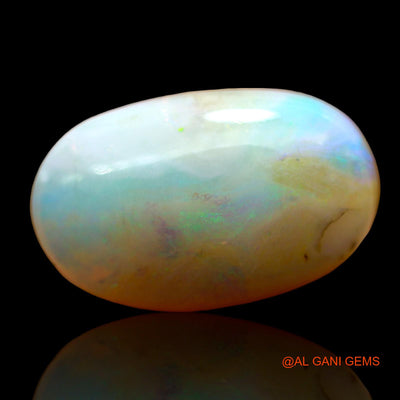 7.00 Cts Unheated Australian Fire Opal Loose Gemstone Oval Cabochon Natural 17x11x6 mm AE-61