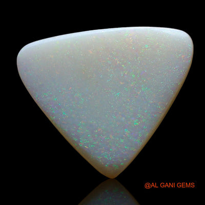 Natural Fire Opal Gemstone 3.00 Cts Loose Trillion Cabochon From Australia 17x14x2 mm AE-621