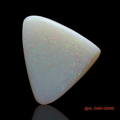 Natural Fire Opal Gemstone 3.00 Cts Loose Trillion Cabochon From Australia 17x14x2 mm AE-621