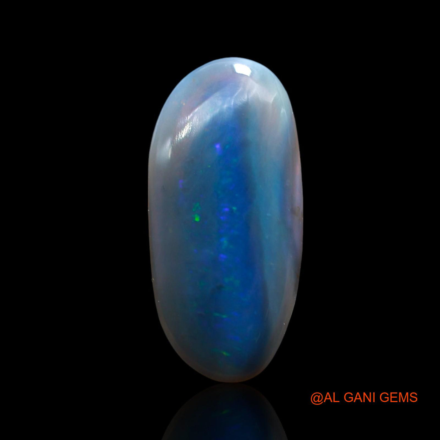 5.00 Cts Unheated Australian Fire Opal Loose Gemstone Oval Cabochon Natural 20x9x4 mm AE-622
