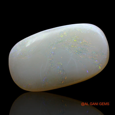Natural Fire Opal Gemstone 4.00 Cts Loose Oval Cabochon From Australia 19x11x2 mm AE-623