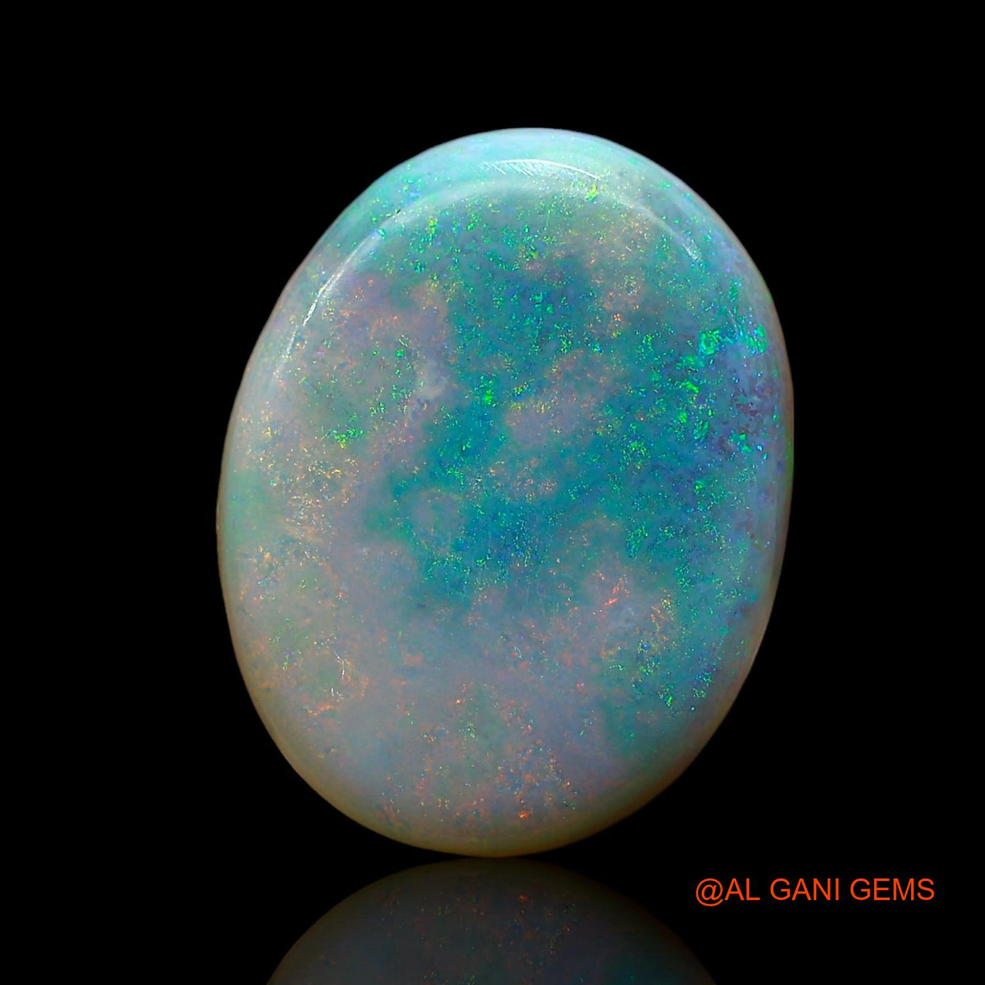 7.00 Cts Natural Australian Fire Opal Loose Gemstone Oval Cabochon 17x13x4 mm AE-624